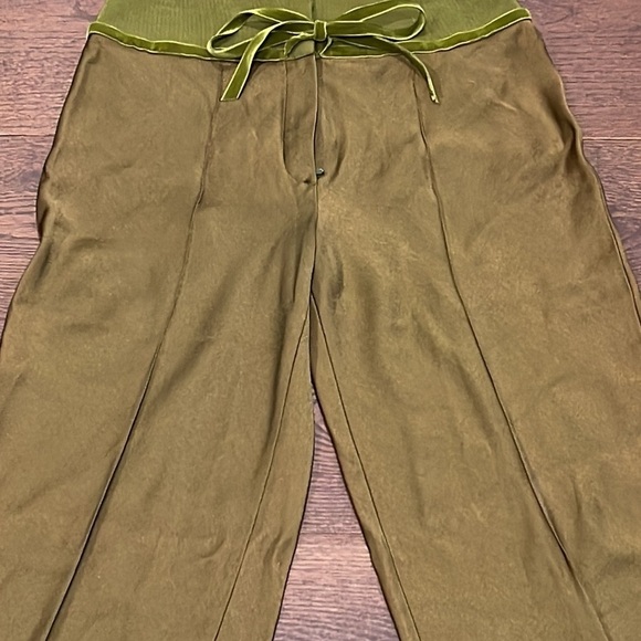 NWT Christian Dior Green Pants Size 8 - Picture 5 of 11